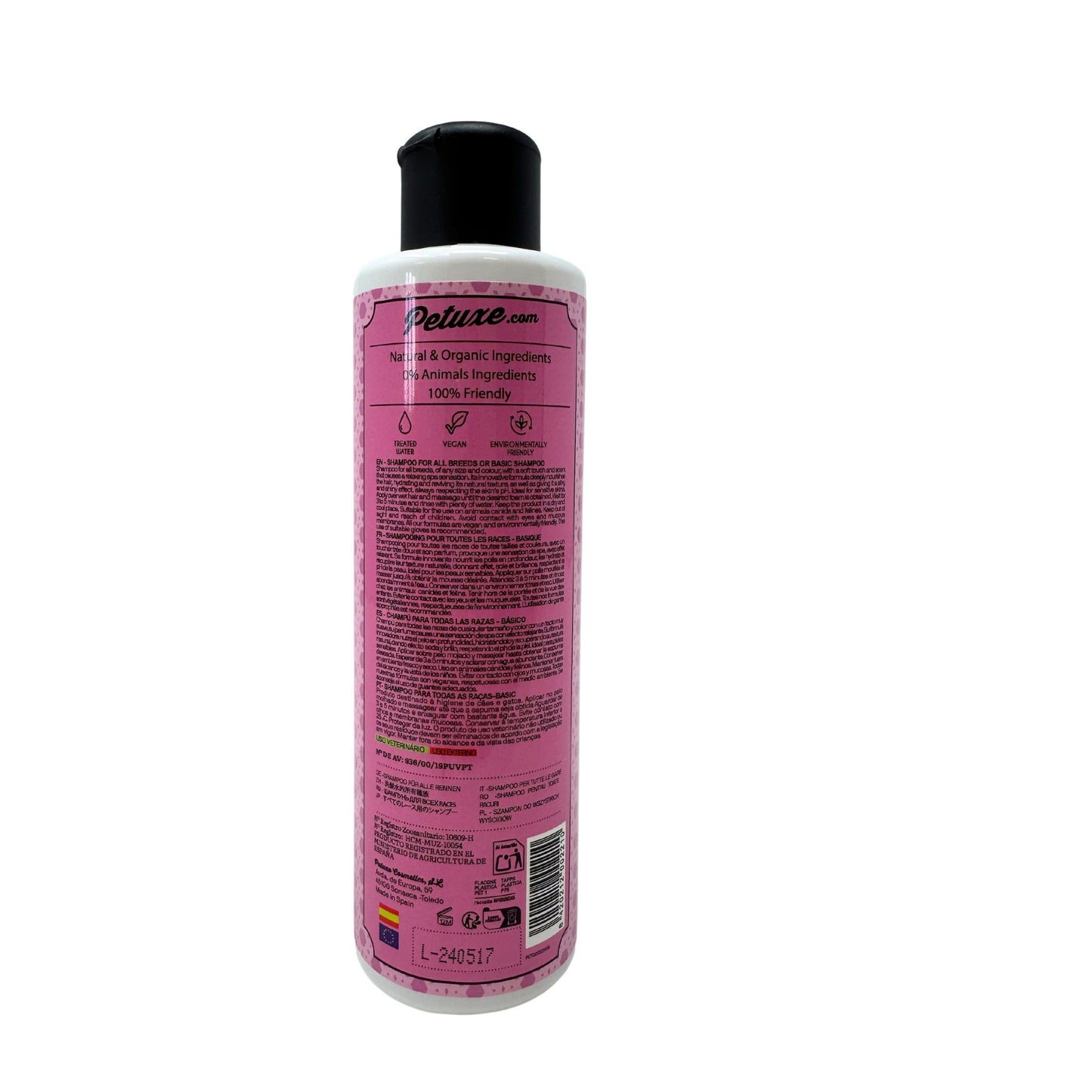 All kinds of shampoo