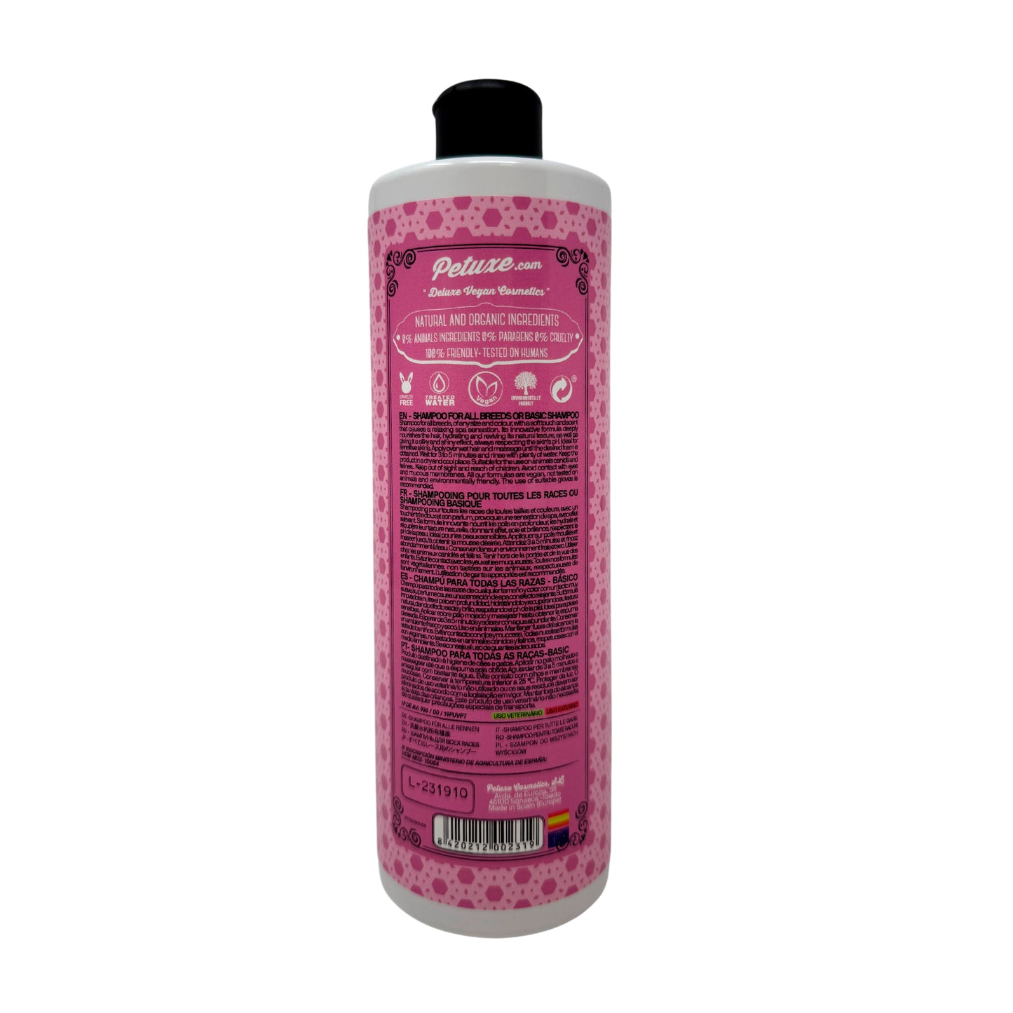 All kinds of shampoo