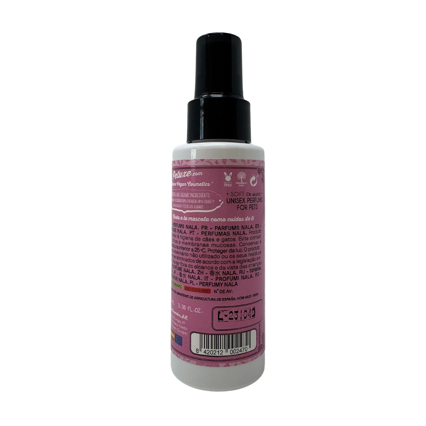 Perfume para perros y gatos - Nala - 100 ml