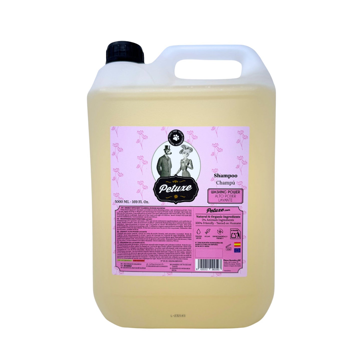 Pet shampoo with high bearing power