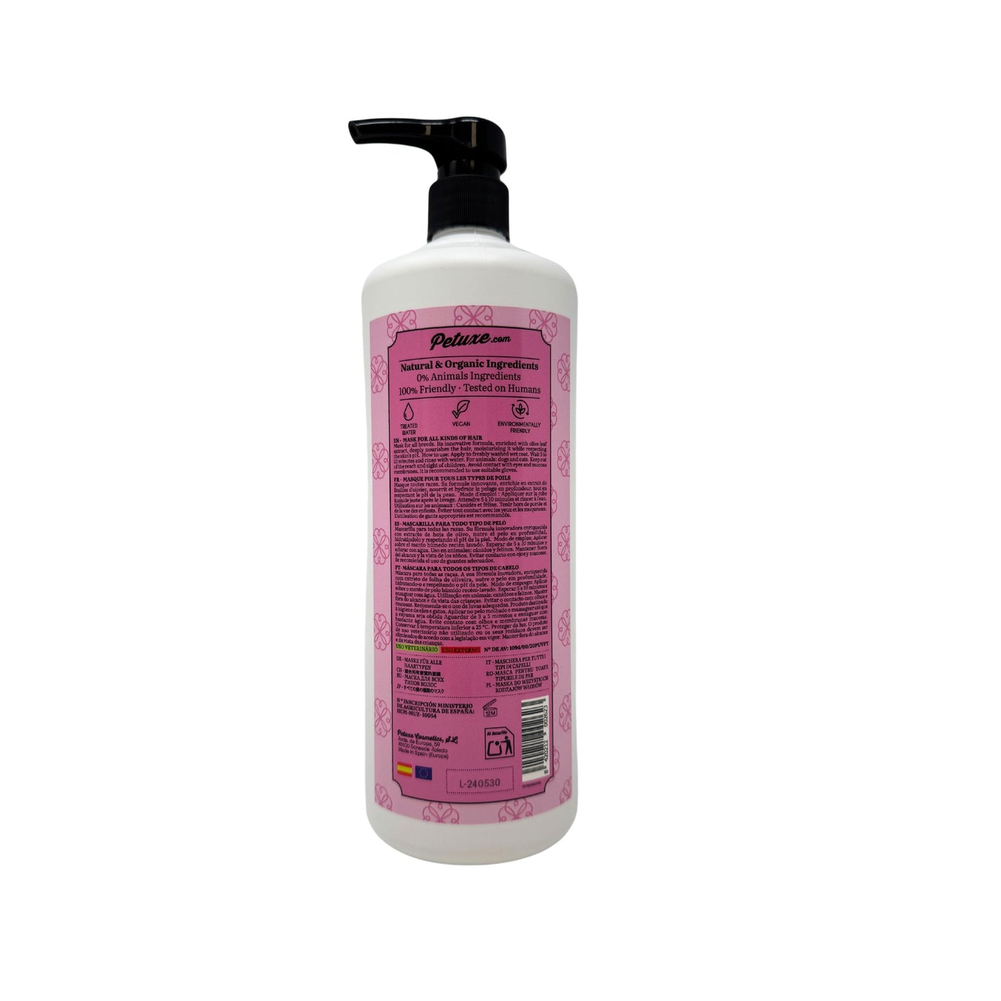 Mascarilla hidratante para perros y gatos con todo tipo de pelo