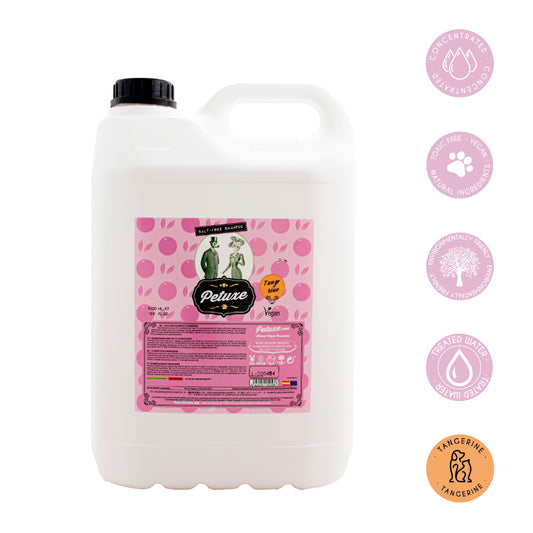 Champú soso de mandarina para perros y gatos