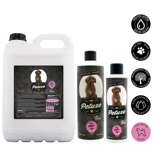 Pack shampoing et revitalisant chien d'eau