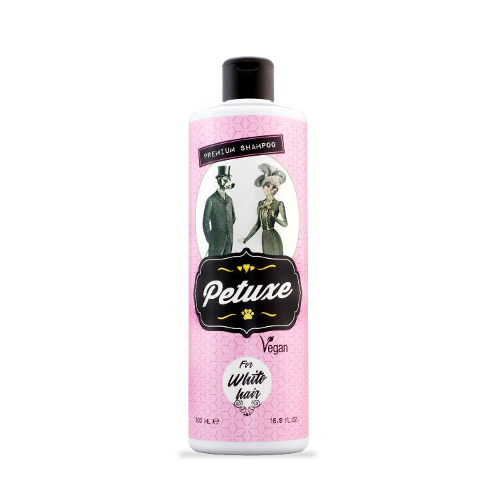 champu pelo blanco petuxe 600ml