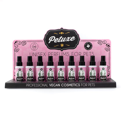 Perfume display for pets - 9 units x 100 ml (1 of each) 